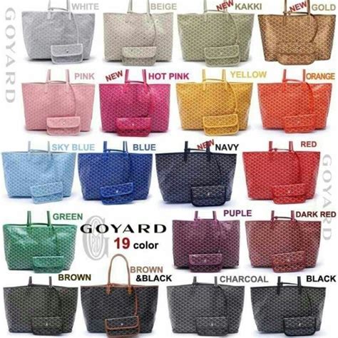 goyard print|goyard bag price original.